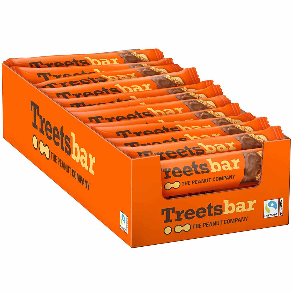 Treetsbar - The Peanut Company Waffelriegel 24x45g=1080g MHD:23.10.24