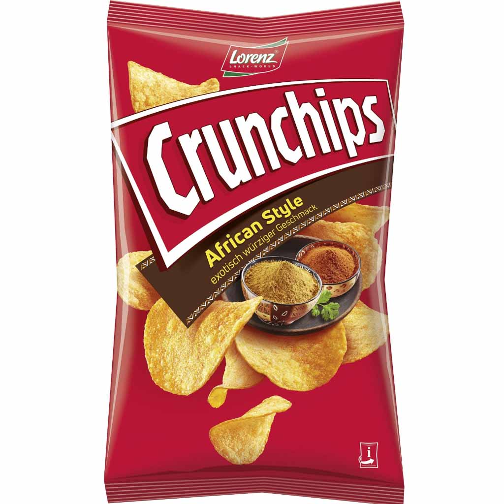 10x Lorenz Crunchips African Style á 175g=1,75kg MHD:17.5.21