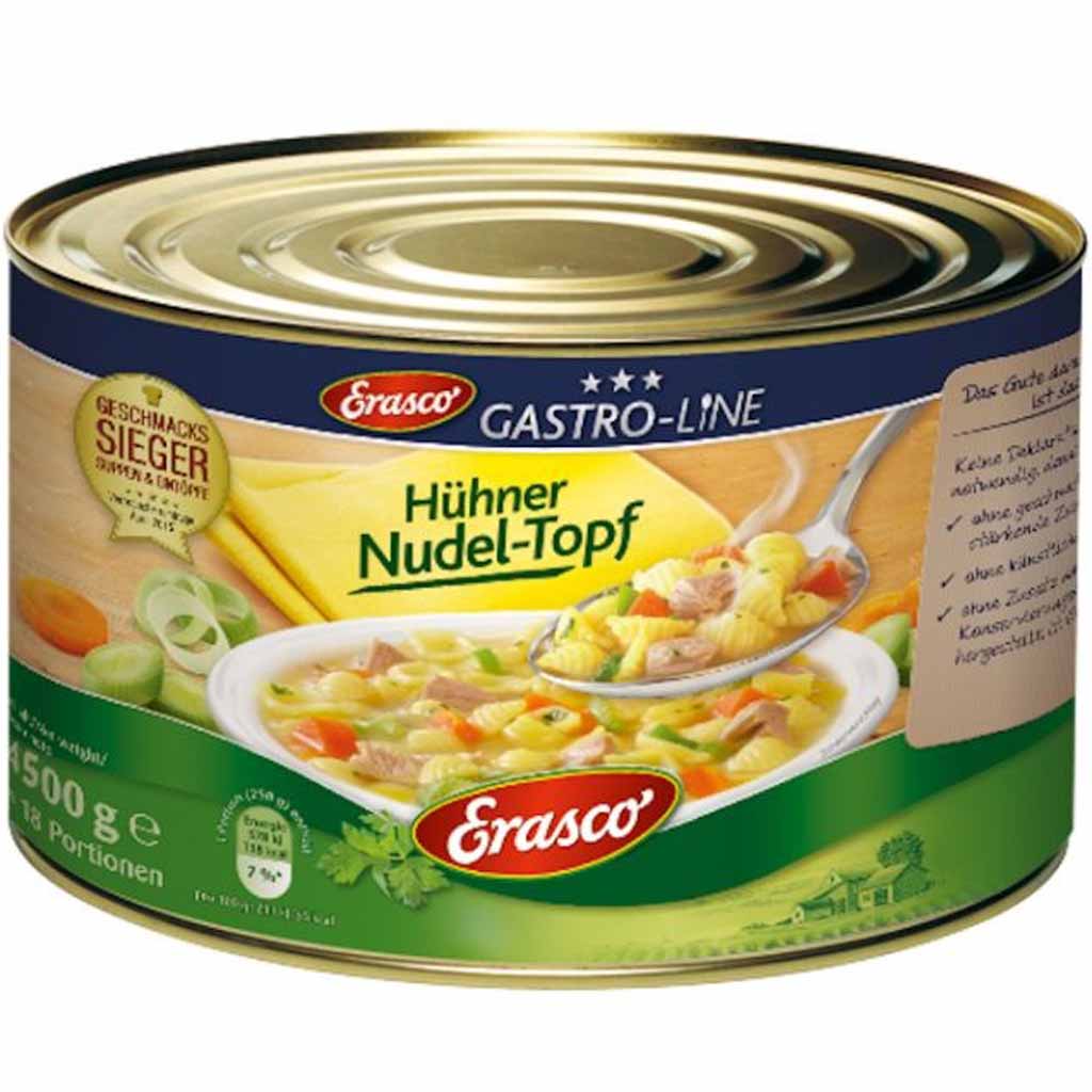 Erasco Gastro-Line Hühner Nudel Topf 4500g MHD:30.12.26
