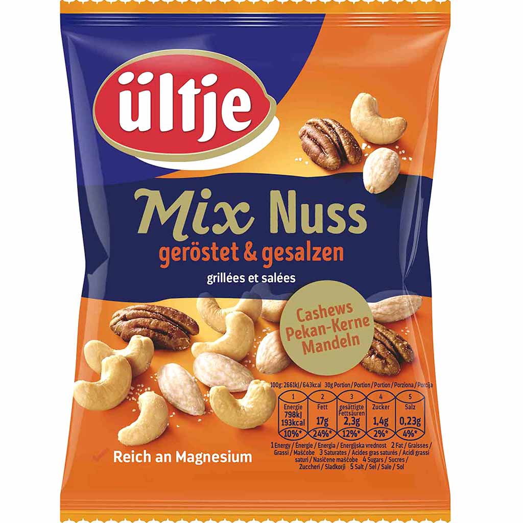 ültje Mix Nuss geröstet & gesalzen 150g MHD:28.2.25