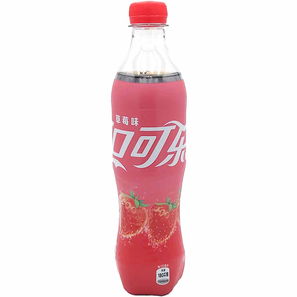 1x Coca-Cola Strawberry PET 0,5L China 4270003368865