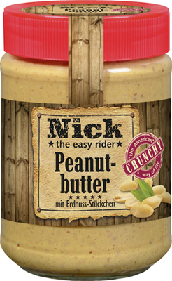 Nick the Easy Rider Peanutbutter crunchy 350g MHD:22.3.25