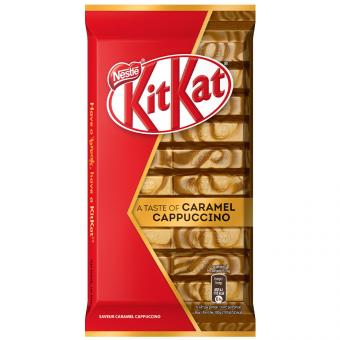 KitKat Caramel Cappuccino Tafel 112g MHD:30.9.22