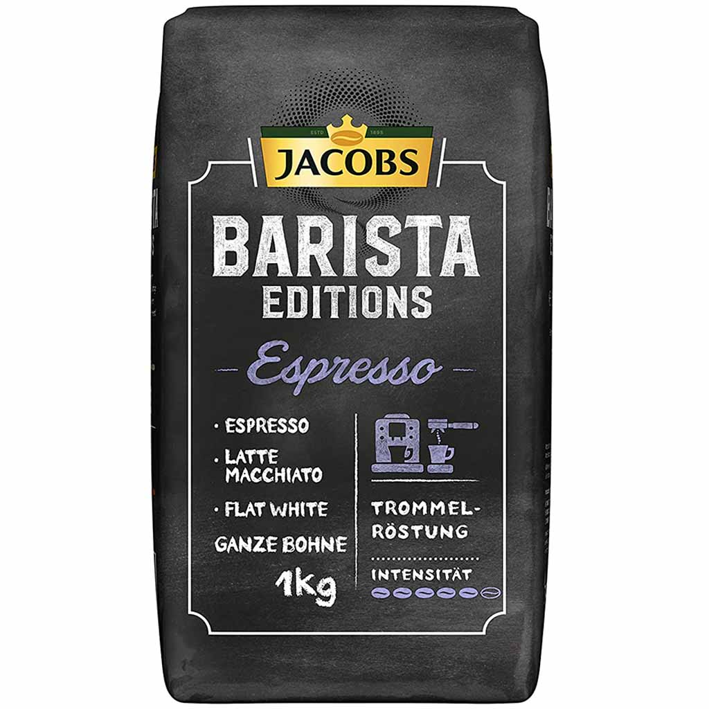 Jacobs Barista Editions Espresso ganze Bohnen 1000g MHD:2.6.25