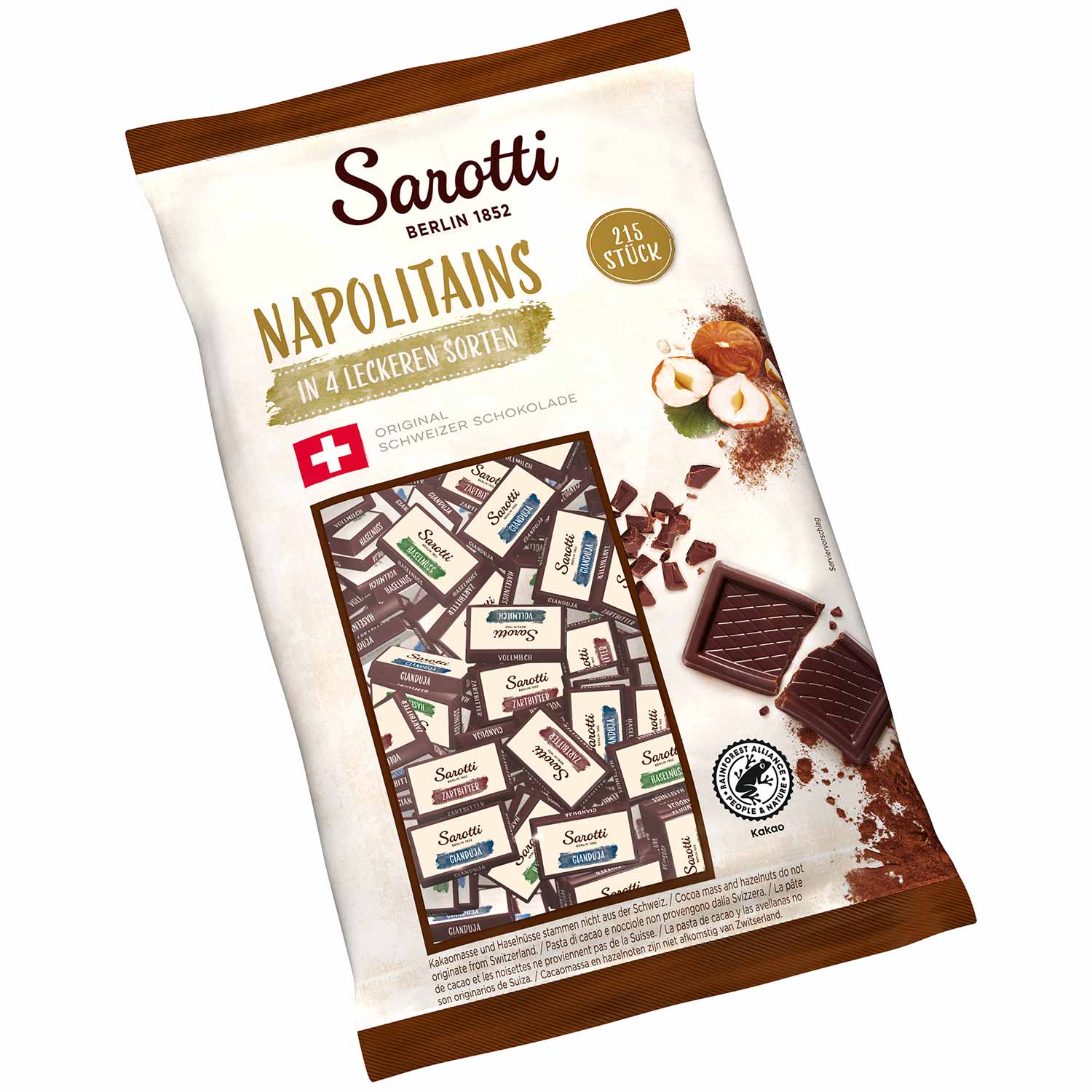 Sarotti Napolitains 215er MHD:21.4.24