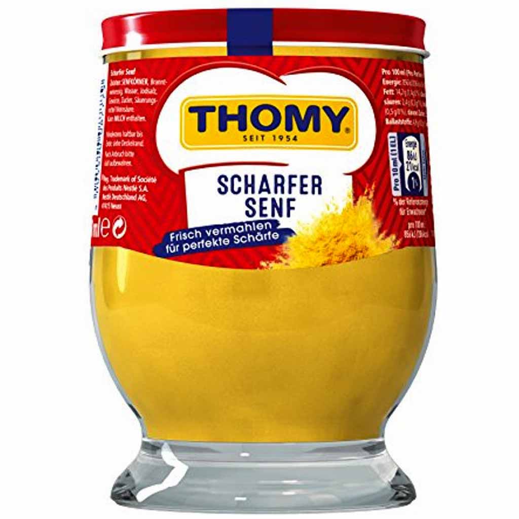 Thomy Scharfer Senf 250ml MHD:30.11.24