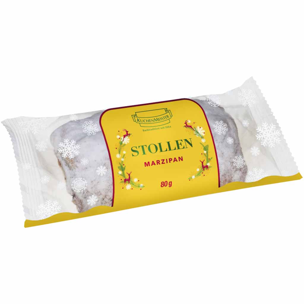 Kuchenmeister Marzipan Stollen 40x80g=3200g MHD:7.2.24