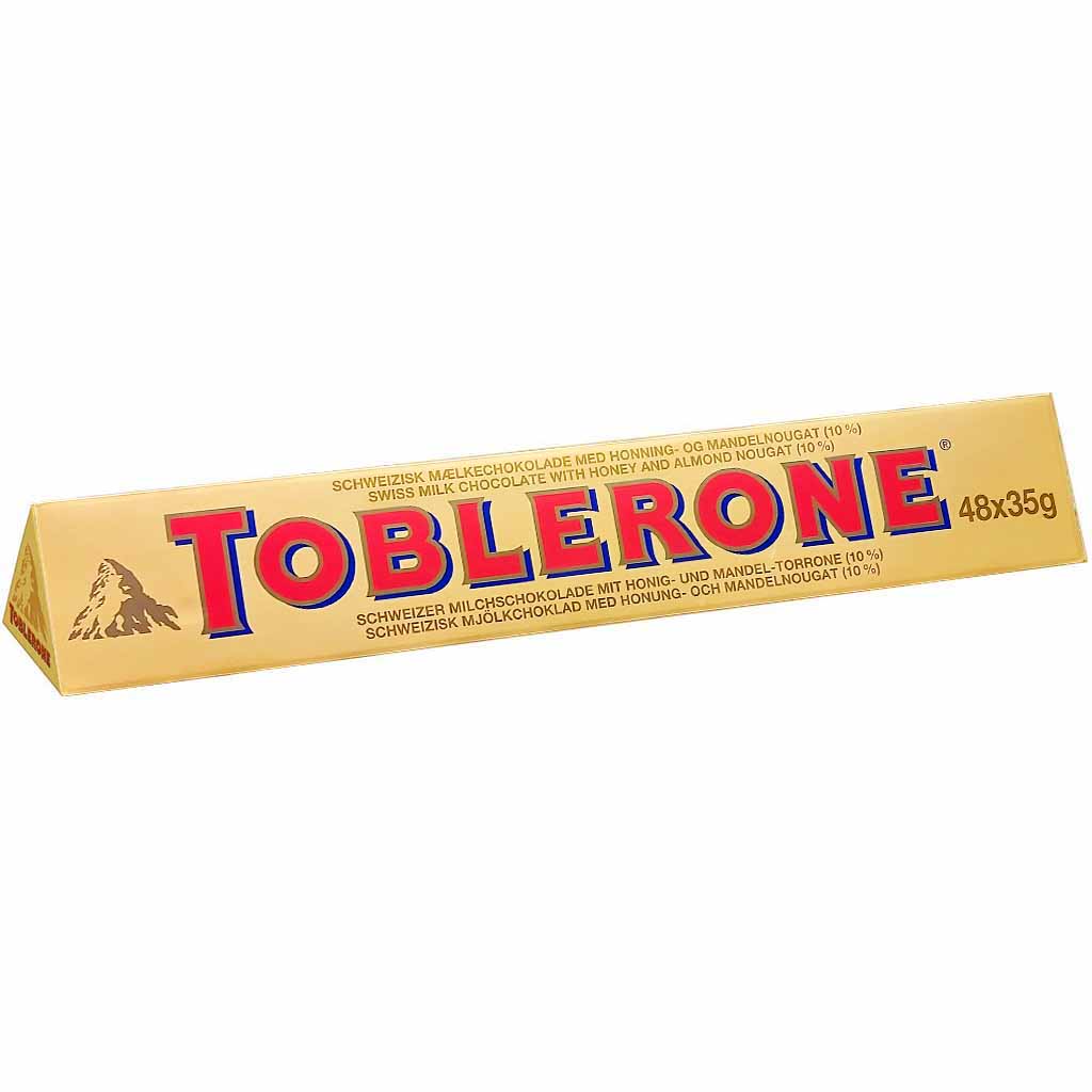 Toblerone_XL_Pack_48x35g-Milchschokolade_1680g_front Toblerone XL Pack Milchschokolade 1680g 1,68kg 77cm lang