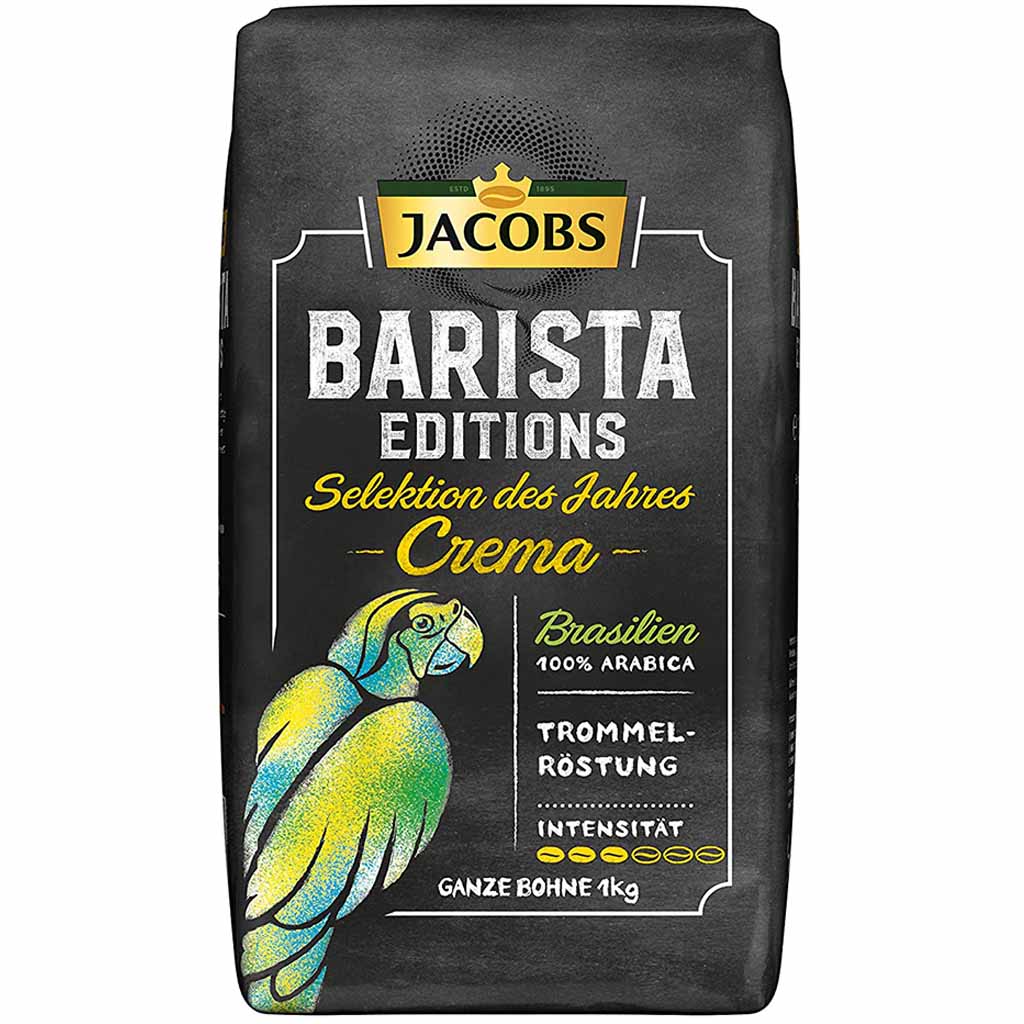 Jacobs Barista Editions Selektion Crema ganze Bohnen 1000g MHD:13.9.25