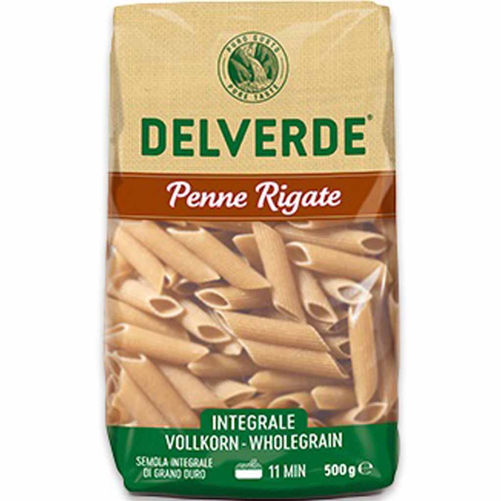Delverde Buitoni Nudeln Penne Rigate Integrale 500g MHD:30.3.26