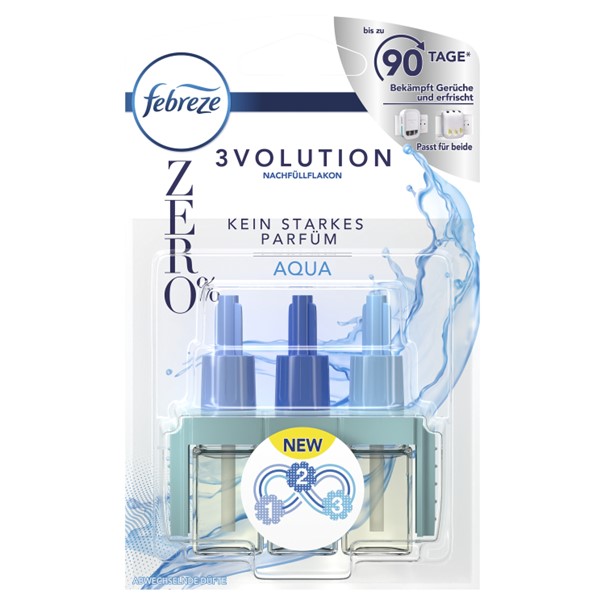 Febreze Lufterfrischer Duftstecker Zero% Aqua, 20ml