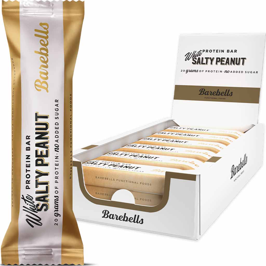 12x Barebells Protein Riegel White Salty Peanut á 55g=660g MHD:22.2.25