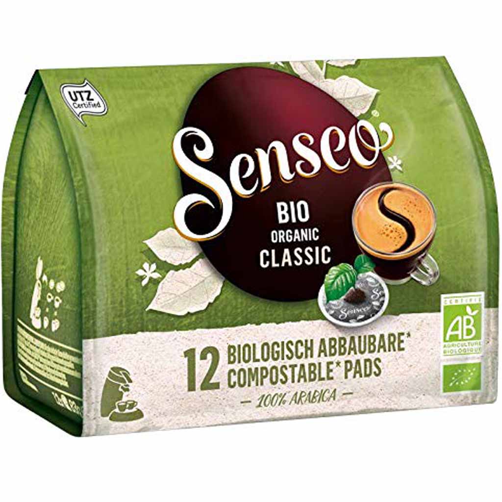 5x Senseo Kaffeepads Bio Classic 12er 83g=60 Stück 415g MHD:26.7.23
