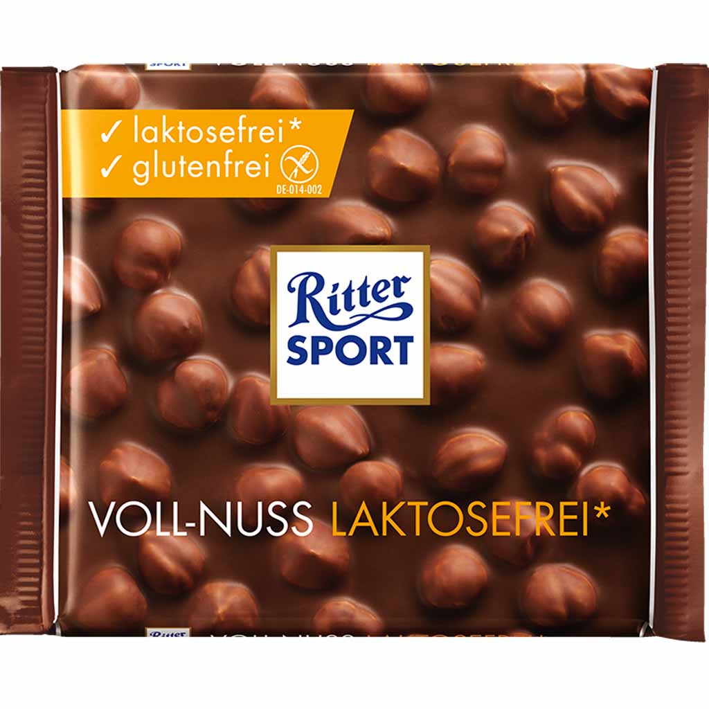 Ritter Sport Tafelschokolade Voll Nuss laktosefrei 100g MHD:6.1.25