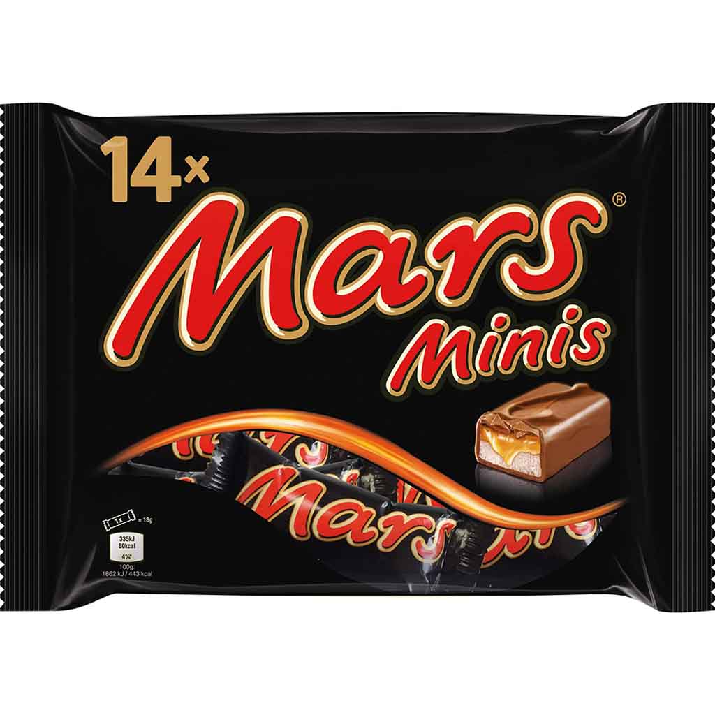 Mars Minis Schokoriegel 14er 275g MHD:12.5.24