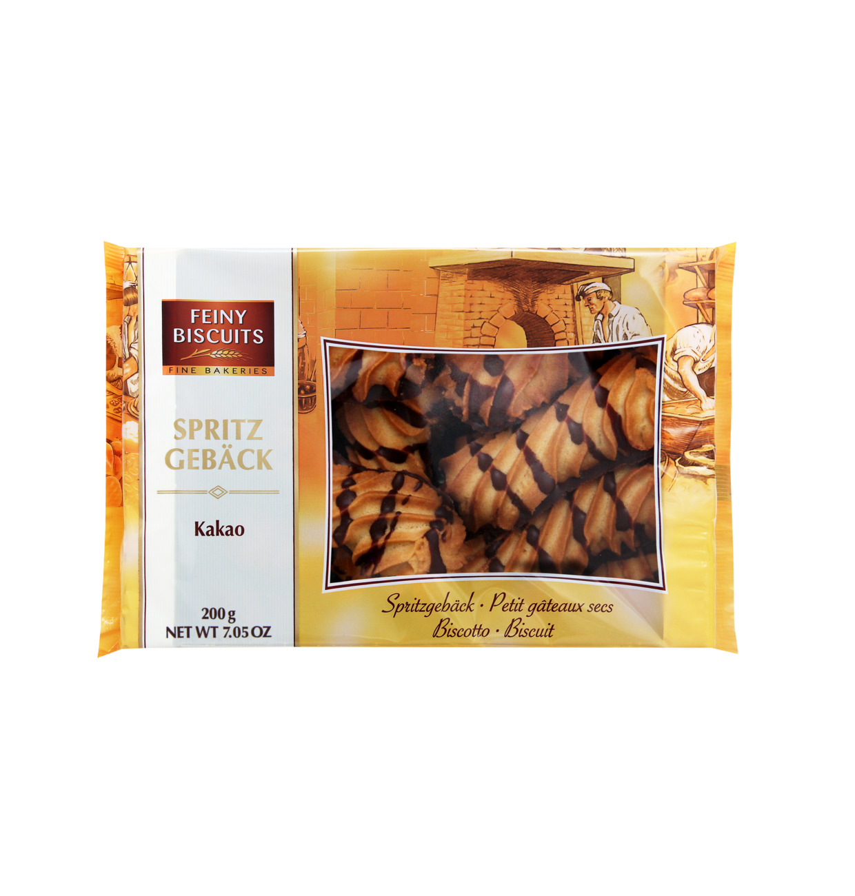 Feiny Biscuits Spritzgebäck Kakao 200g MHD:13.5.25