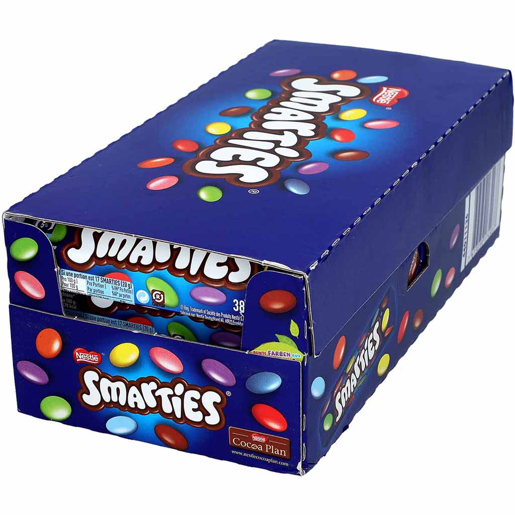 24x Smarties Hexagon Schokolinsen á 38g=912g MHD:30.8.25