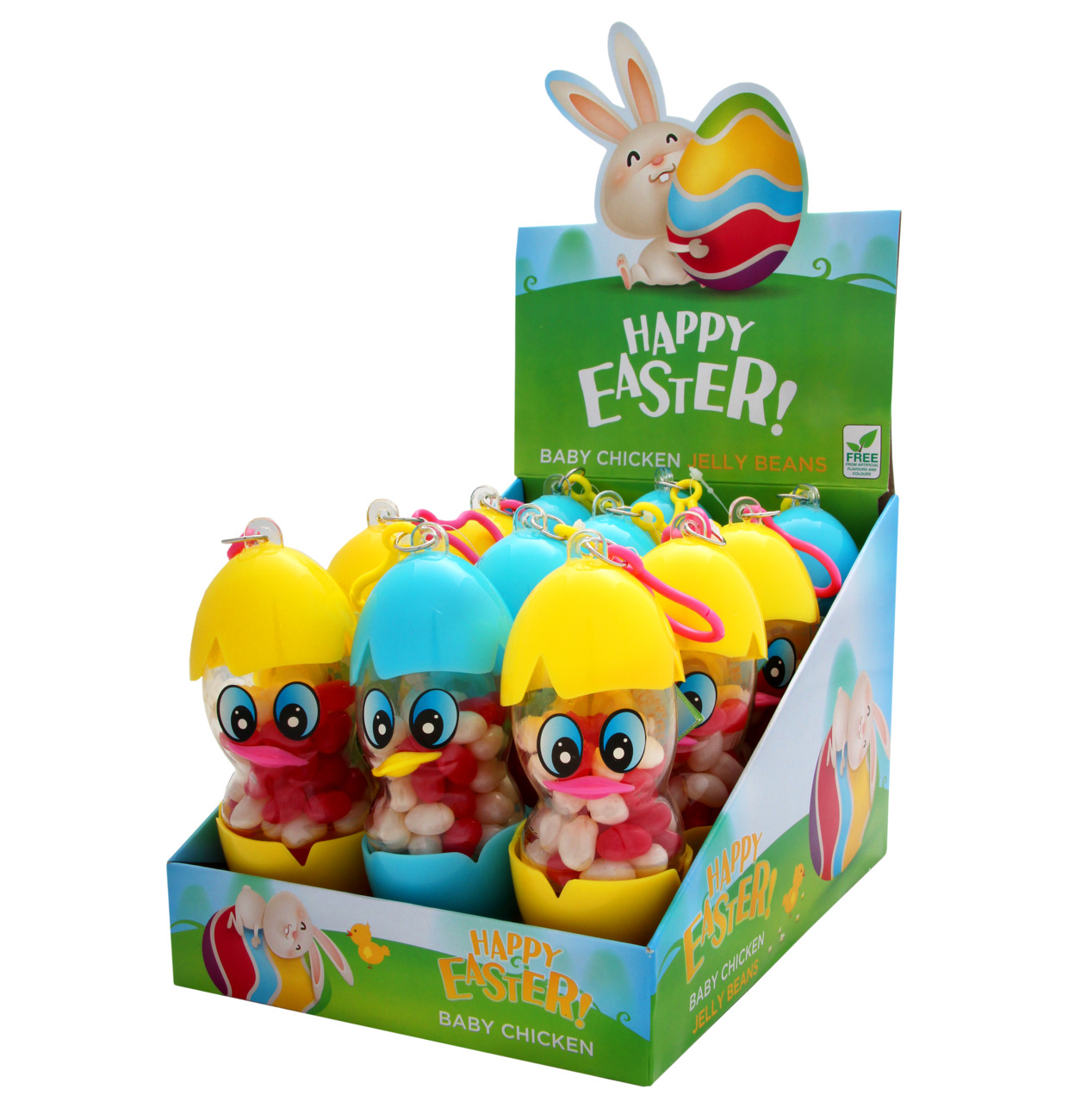 Ostern Jelly Beans Baby Chicken Schlüsselanhänger 50g MHD:15.11.21