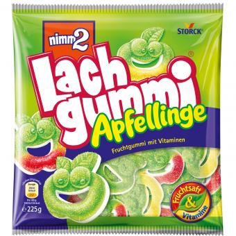 Storck Nimm2 Lachgummi Apfellinge 225g MHD:30.5.25