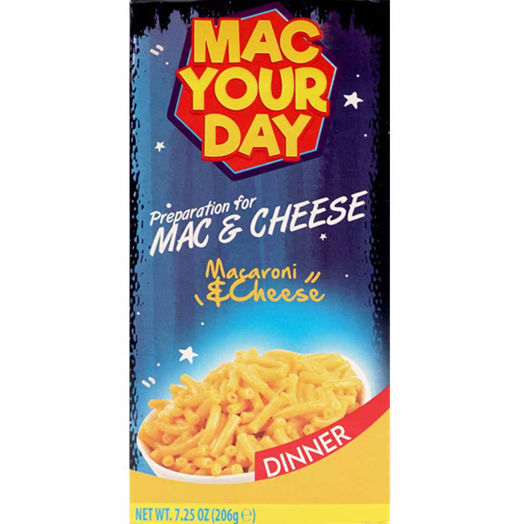 Mac Your Day Macaroni & Cheese 206g MHD:16.4.25