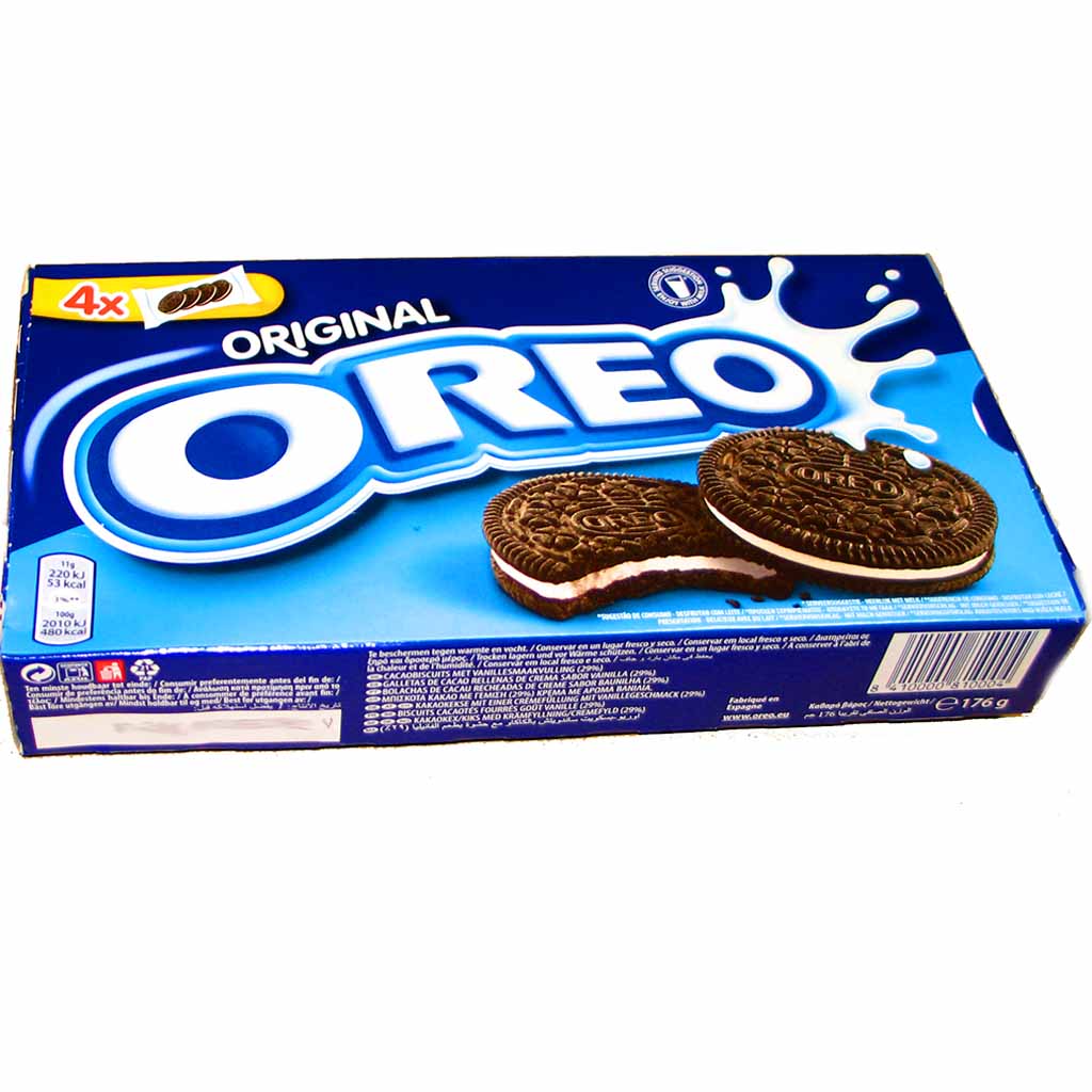 5x Oreo Original Doppelkeks 4x4 á 176g=880g MHD:11/19