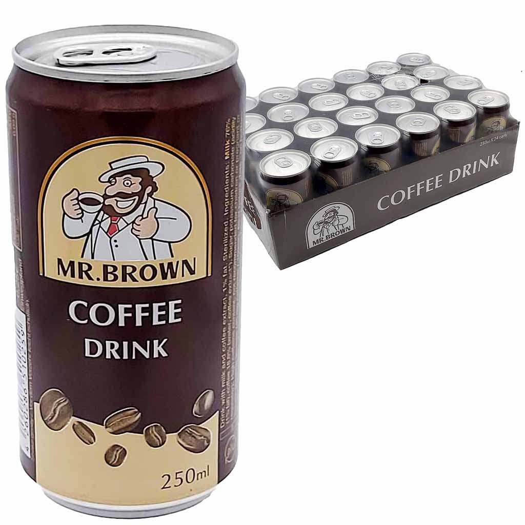 Mr. Brown Coffee Drink Classic Dose 24x250ml 6L