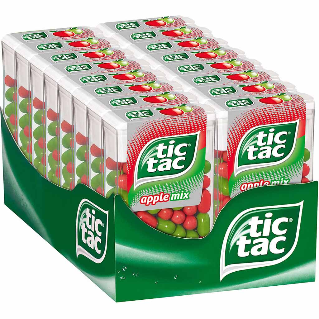 tic tac Apple Mix Pack 16x49g=784g MHD:17.2.22