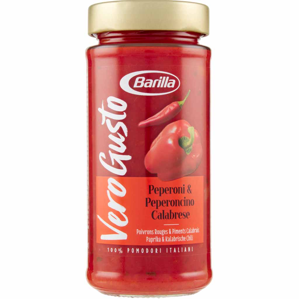 Barilla Vero Gusto Peperoni & Peperoncino Calabrese 300g MHD:27.1.24