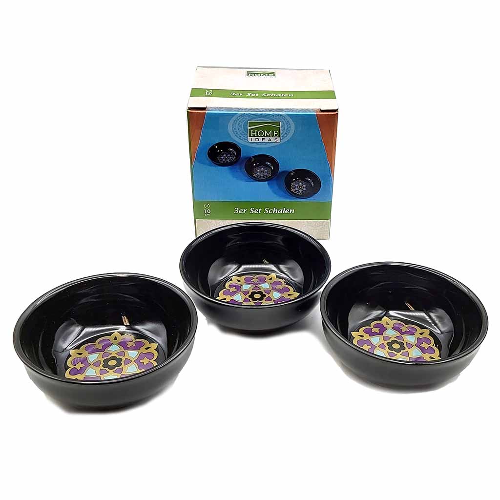 3 er Schalenset Keramik 10 cm Home Ideas
