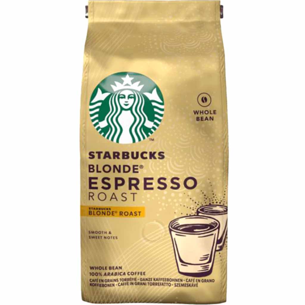 Starbucks Blonde Espresso Roast Ganze Kaffeebohne 200g MHD:29.7.20