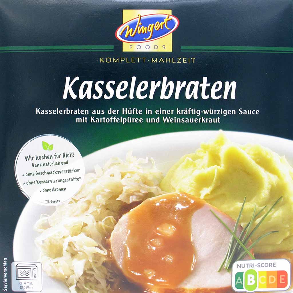Wingert Fertiggericht Kasselerbraten 460g MHD:23.10.25