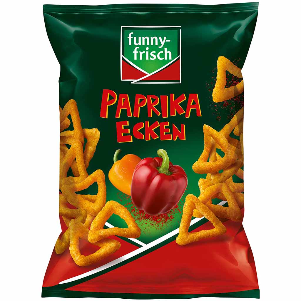 funny frisch Paprika Ecken 75g MHD:14.9.24