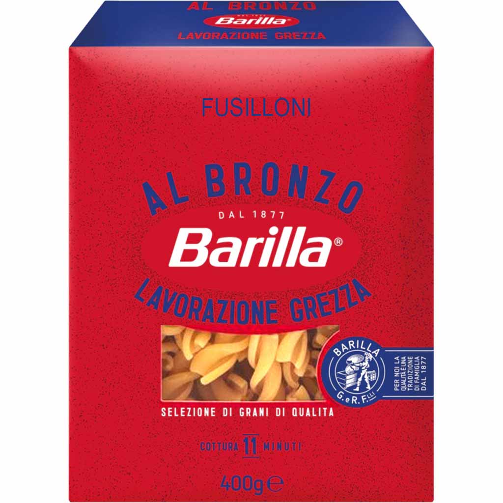 Barilla Nudeln al Bronzo Fusilloni 400g MHD:1.7.25