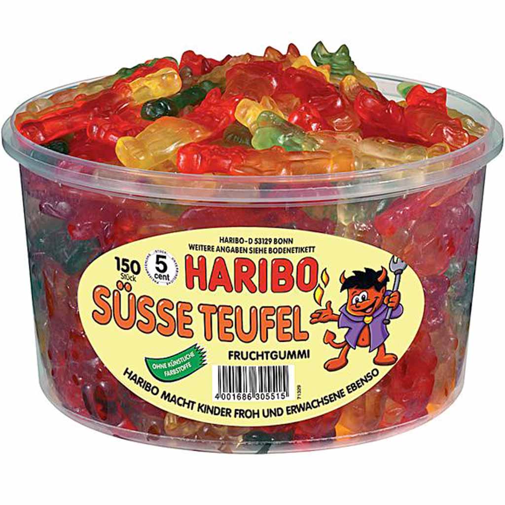 Haribo Süsse Teufel 150er 1200g MHD:30.8.23