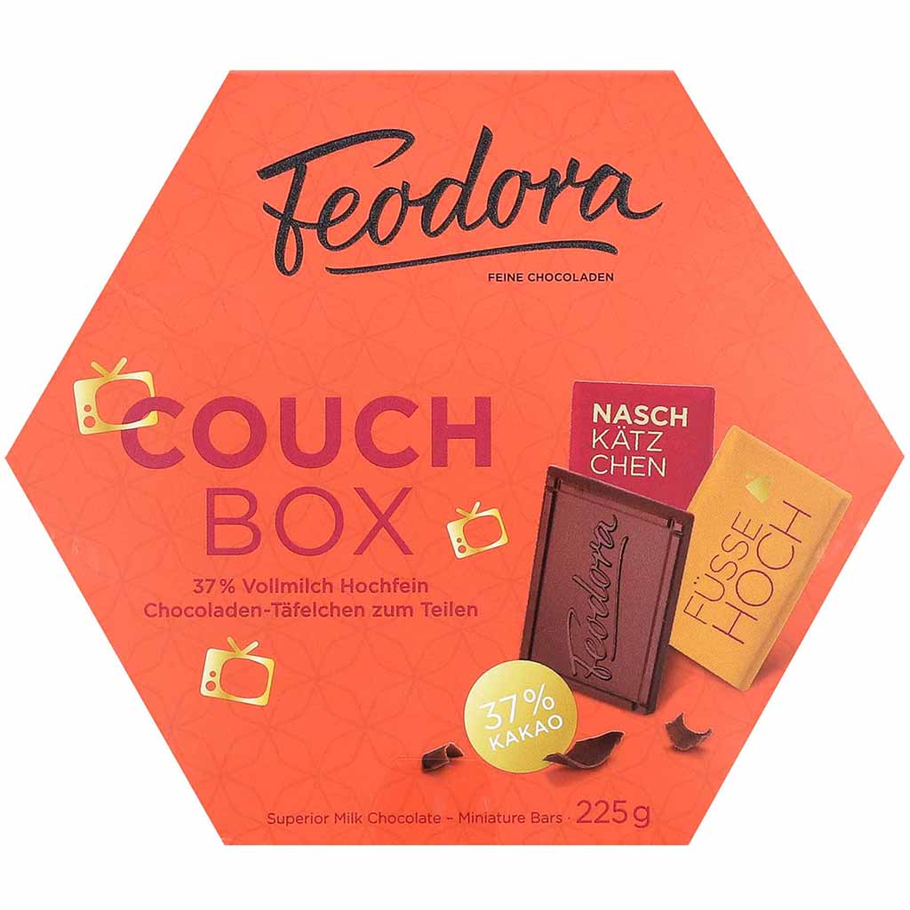 Feodora Täfelchen Couch Box Vollmilch 225g MHD:11.4.23