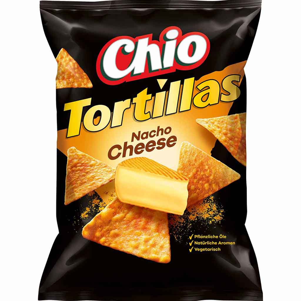 Chio Tortillas Nacho Cheese 110g MHD:21.10.24