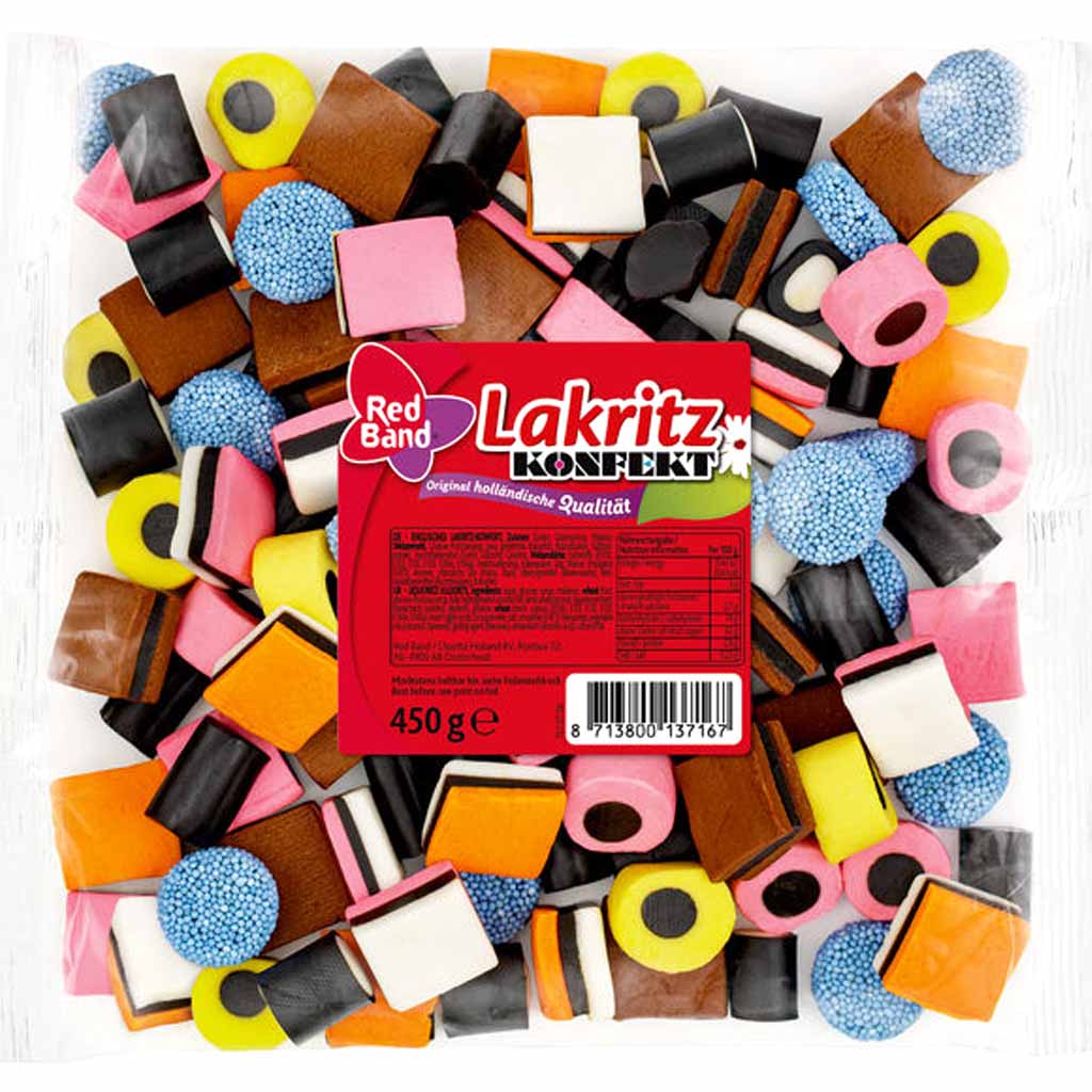 Red Band Lakritz Konfekt 500g MHD:12.6.25