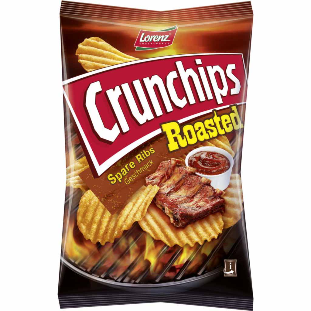 10x Crunchips Roasted Spare Ribs á 150g=1,5kg MHD:19.10.20