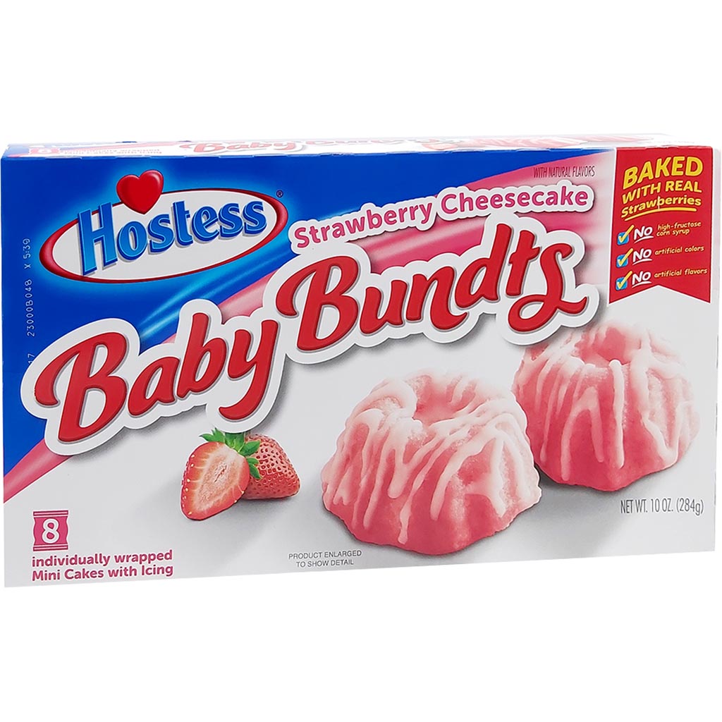 Hostess Baby Bundts Strawberry Cheesecake 284g