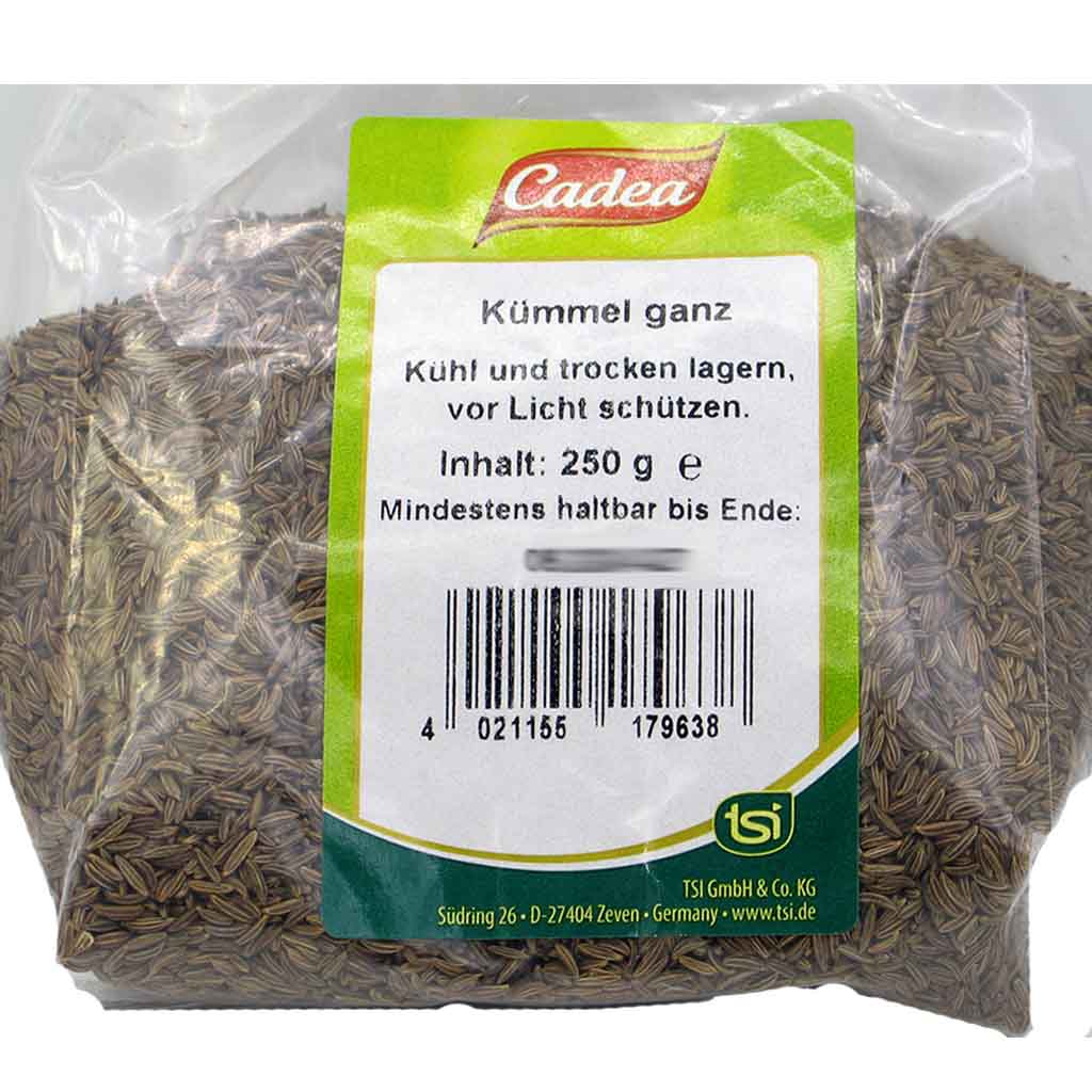 Cadea Kümmel ganz 250g MHD:30.8.24