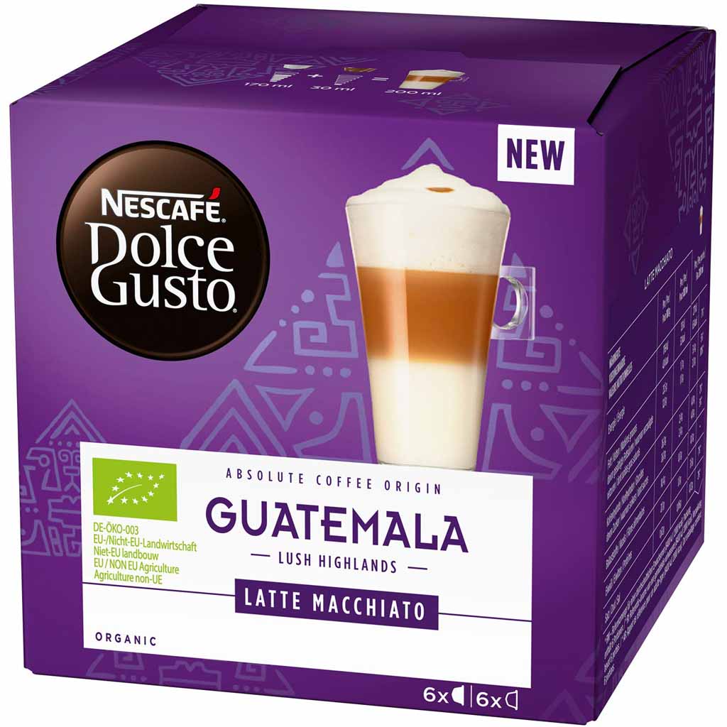 Dolce Gusto Bio Latte Macchiato Guatemala 6 Tassen 111g MHD:30.9.21