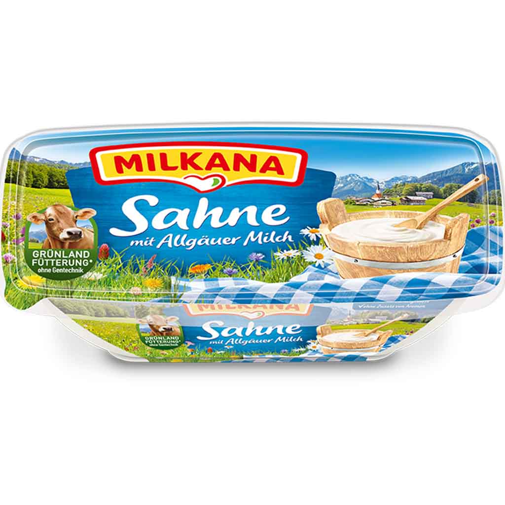 Milkana Schmelzkäsezubereitung Sahne 190g MHD:17.1.25