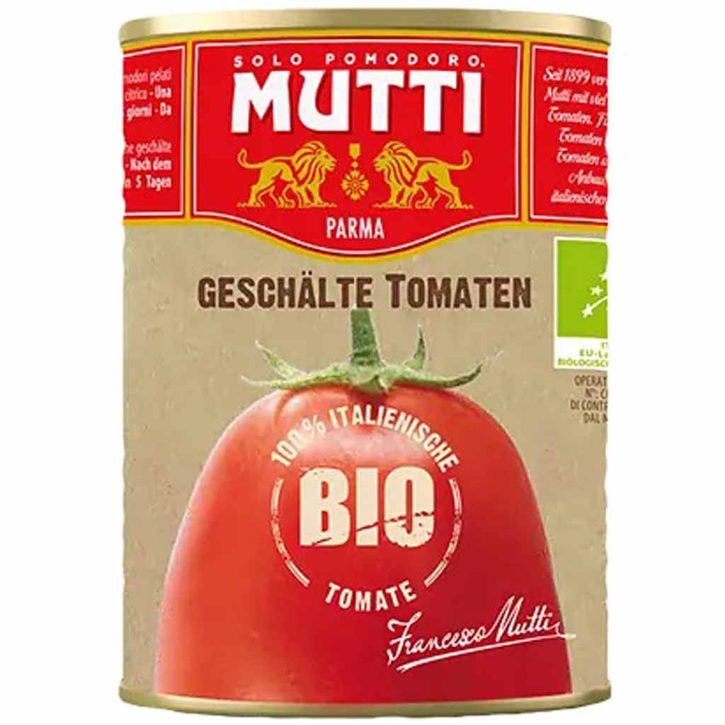 MUTTI Parma geschälte italienische Bio-Tomaten 400g MHD:31.12.24