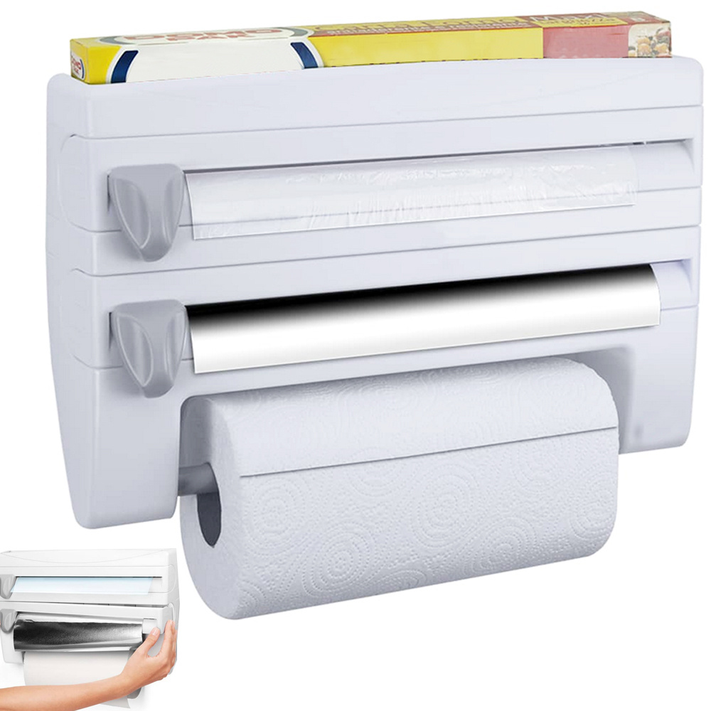 4in1 Küchenorganisator für Folie und Papier