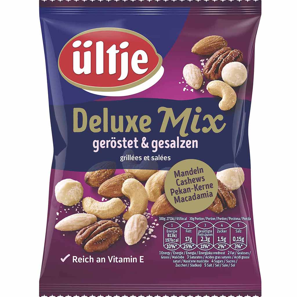 ültje Deluxe Mix geröstet & gesalzen 150g MHD:30.12.24