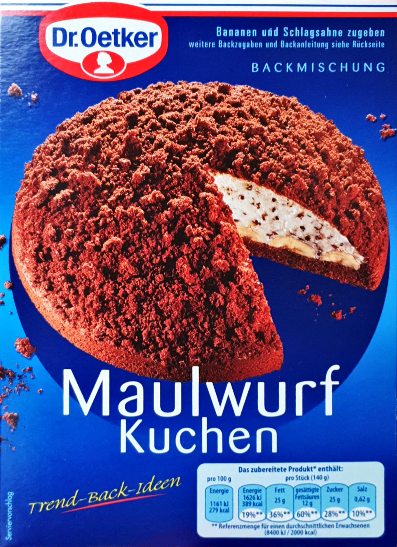Dr.Oetker Maulwurf Kuchen 435g MHD:30.12.24