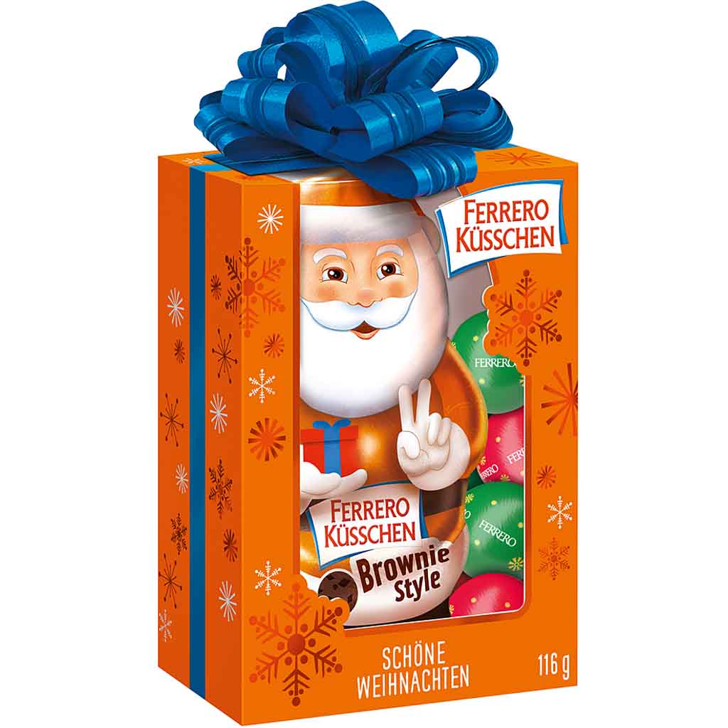 Ferrero Küsschen Schöne Weihnachten Brownie Style 116g MHD:20.4.25