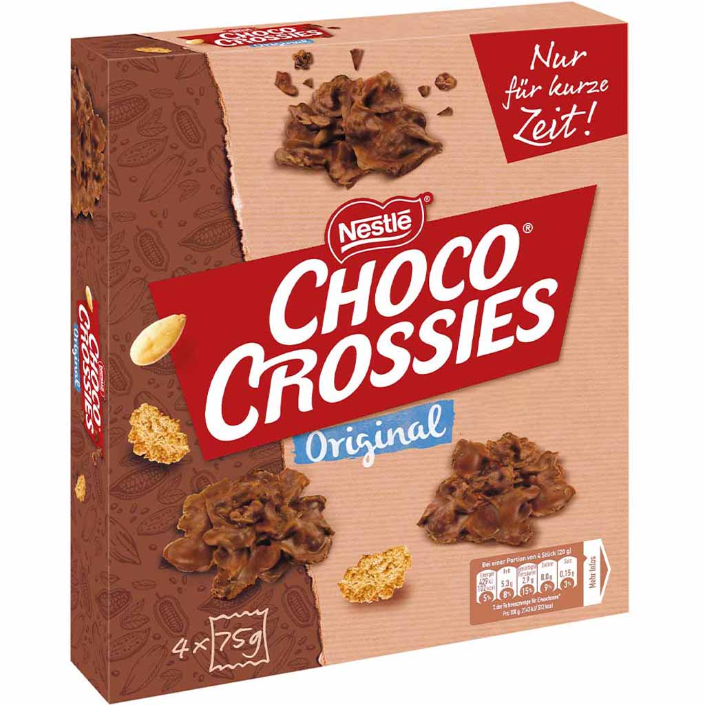 Nestle Choco Crossies Original XXL 300g MHD:30.5.23