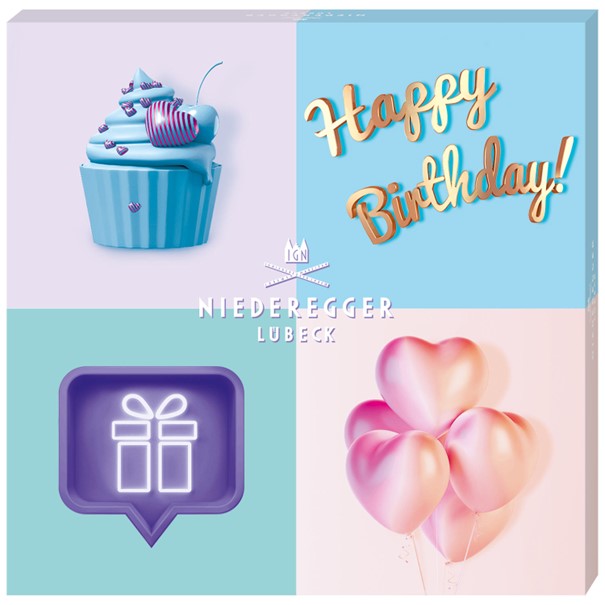 Niederegger 'Happy Birthday' Cupcake 100g MHD:24.2.25