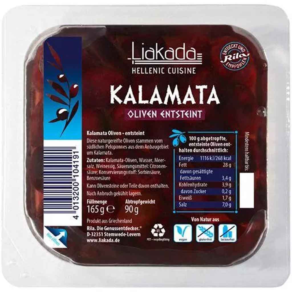 Liakada Kalamata Oliven entsteint 90g MHD:27.2.25